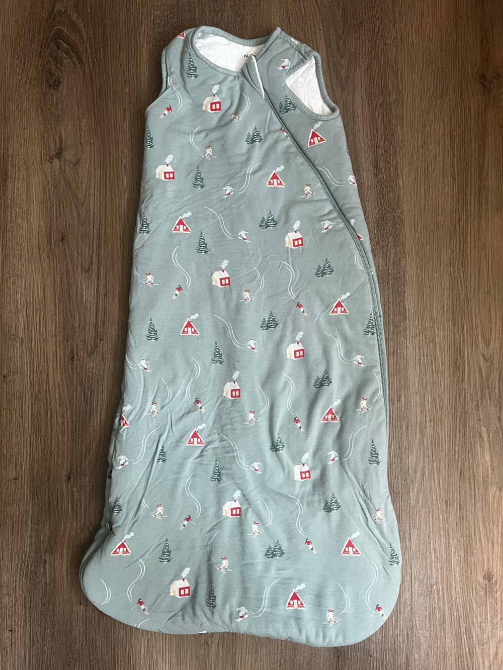 Kyte BABY Sage Green Quilted Cotton Sleep Sack - M